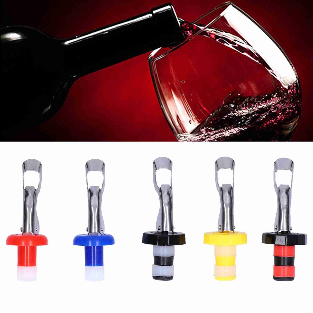 5pcs Silicone Wine Bottle Plug - Wine Preservation Pump recension och pris