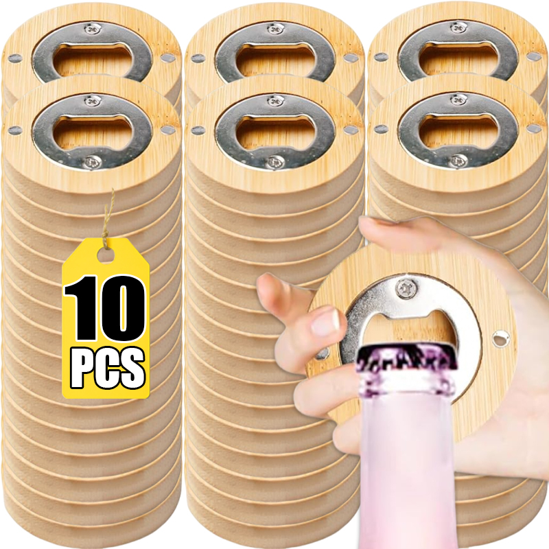 10/1pcs Magnetic Bamboo Bottle - Home Bar And Fridge recension och pris