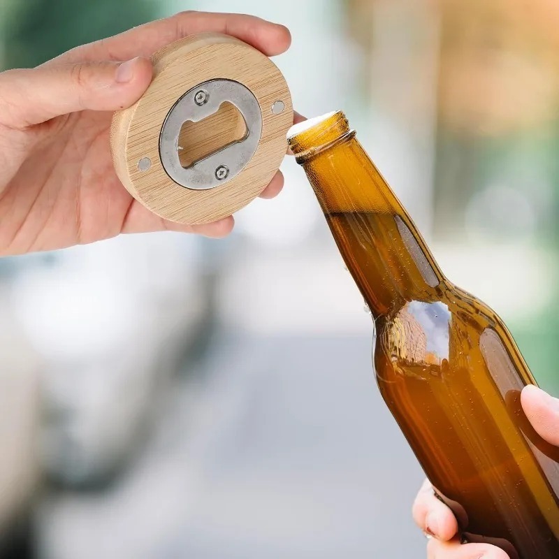10/1pcs Magnetic Bamboo Bottle - Home Bar And Fridge recension och pris