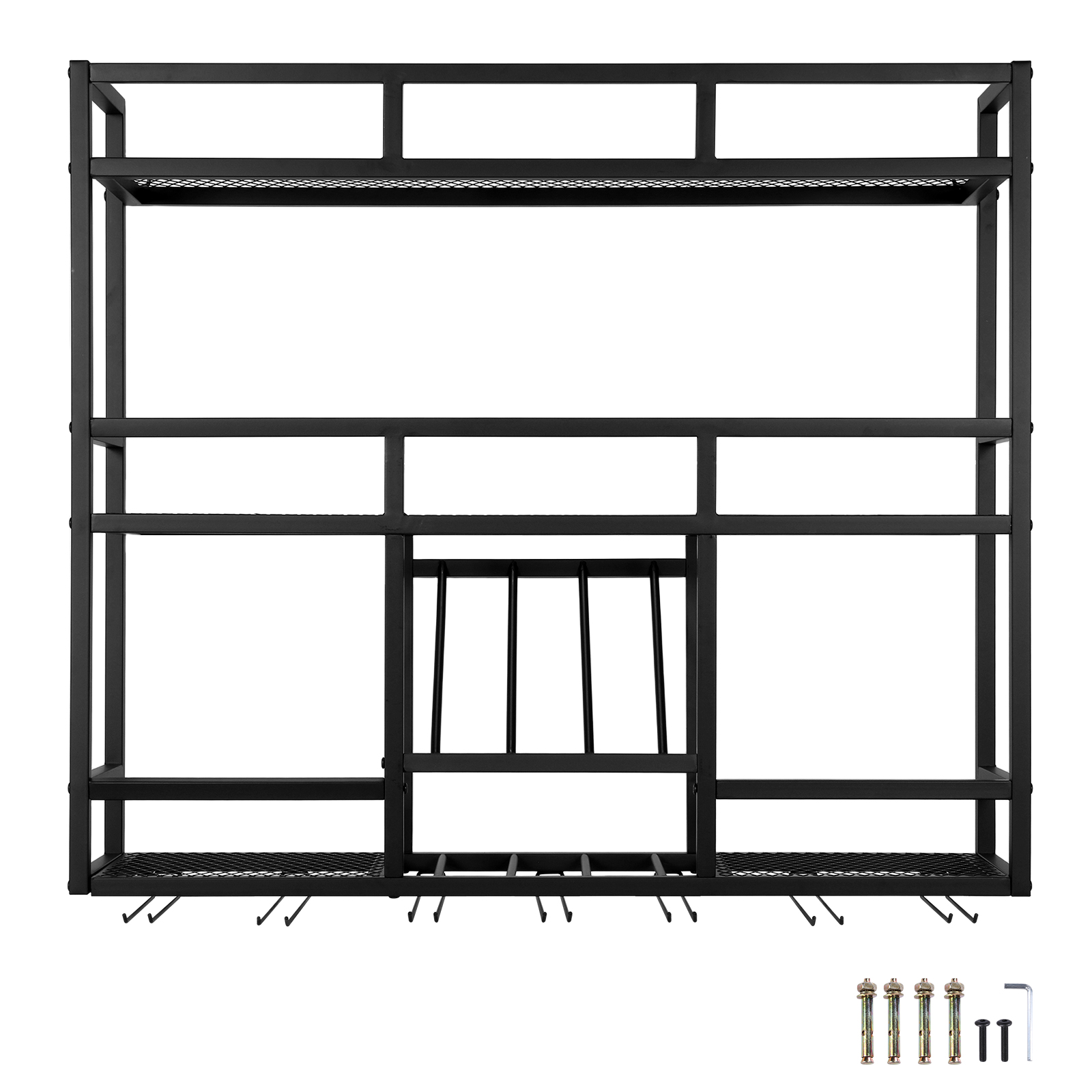 3 Tiers Wall Mounted Wine Rack - Home Bar Shelves recension och pris